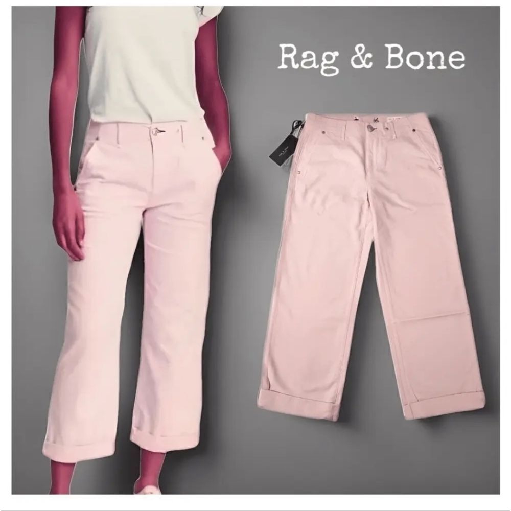 NWT Rag & Bone Blush Buckley Straight Leg Chinos - Picture 3 of 13